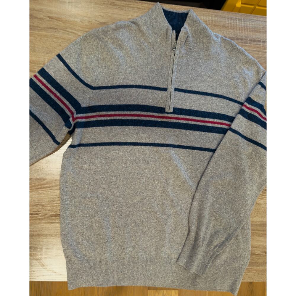 NWOT Men’s Brooks Brothers Merino Wool 1/4 Quarter Zip Pullover Sweater XL